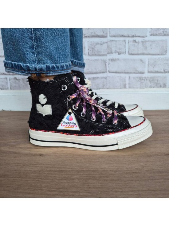 ⭐Converse Isabel Marant Chuck 70 Hi Raven Sz 5 Men\'s shoes Sneaker Black A10799C main image 8